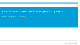 Comprendiendo los temas clave de mergers and acquisitions webinar