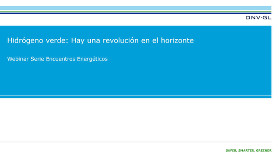 Hidrógeno verde webinar