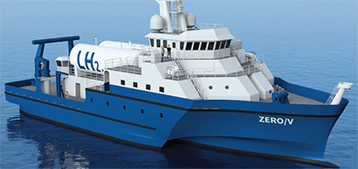 'Zero V' research vessel