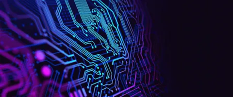 Technology background circuit board illustration